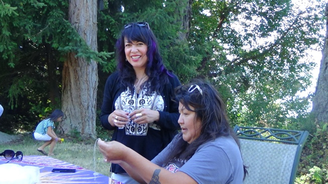 Dawn Jackson (Background) and Mary Jones (Foreground)