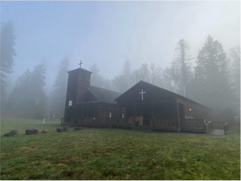 Historic Indian Shake Church at Tulalip, Washington (photo taken by me in 2026)